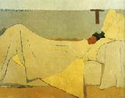 Edouard Vuillard In Bed painting